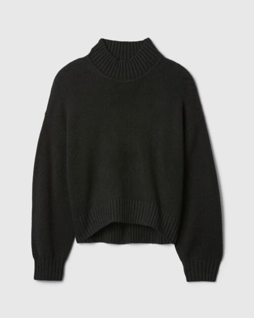 Dziecięcy sweter oversize CashSoft czarny