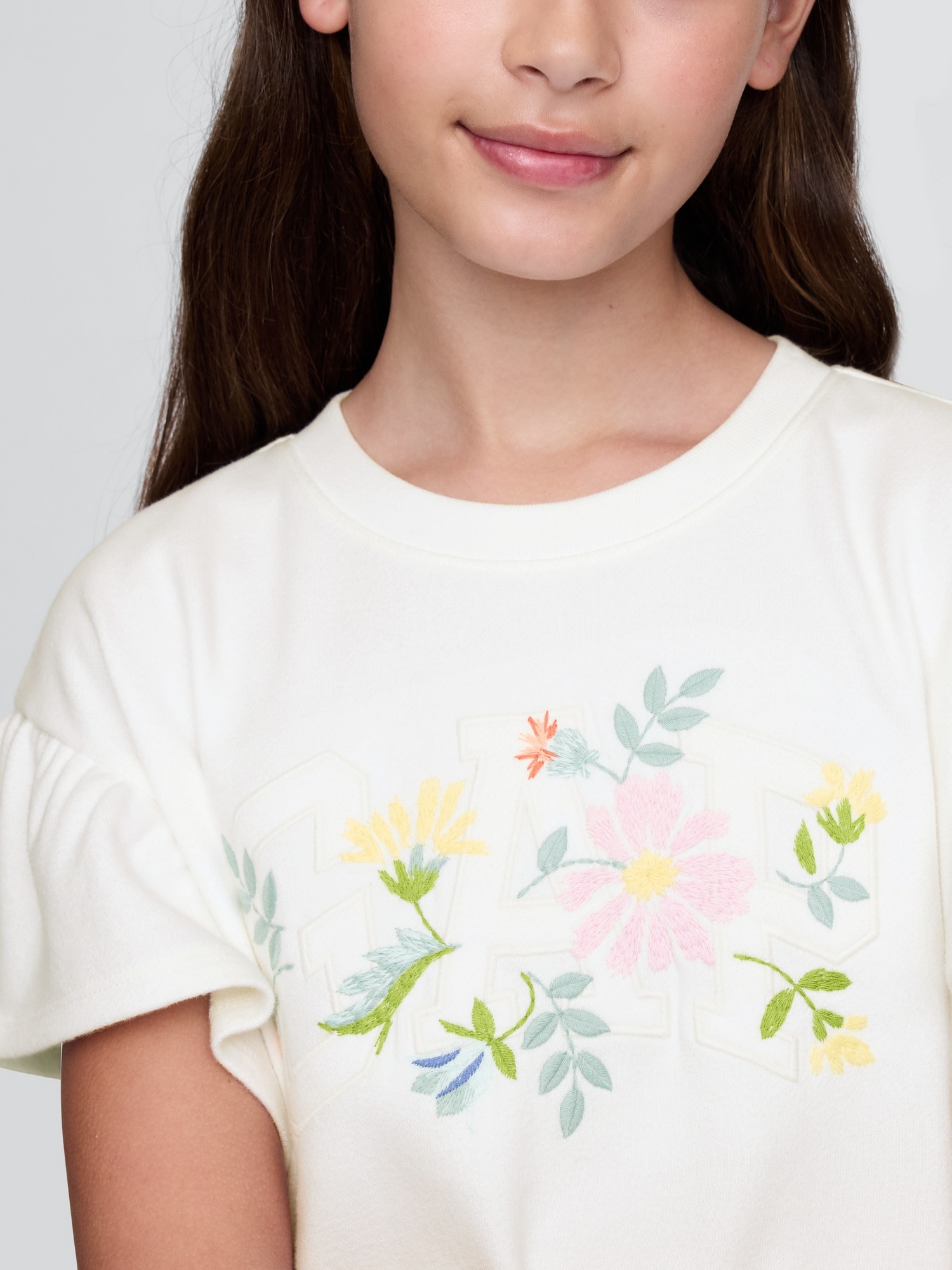 Dziecięca oversize sukienka dresowa - obrazek 3