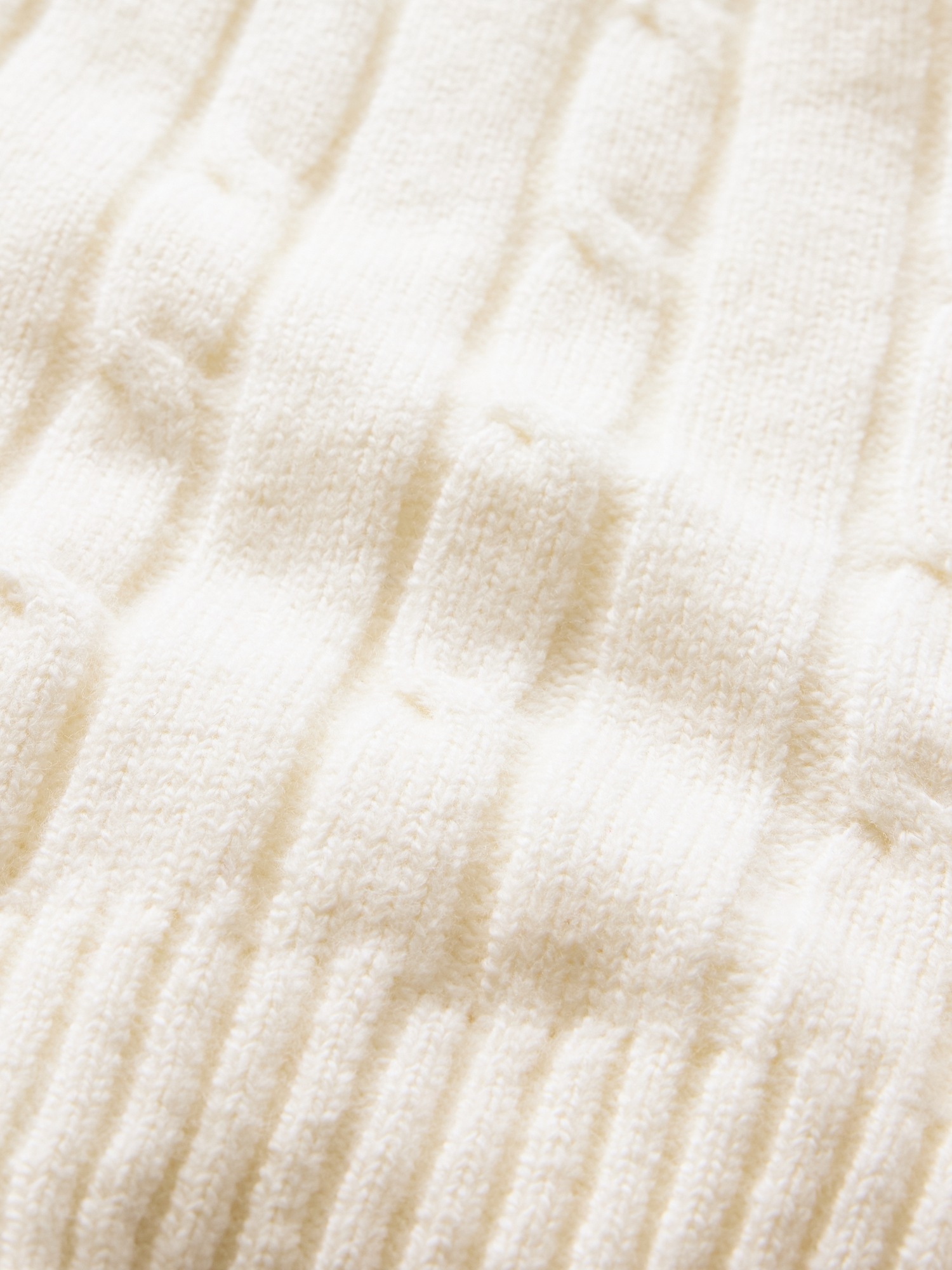 Dziecięcy sweter na zamek CashSoft biały - obrazek 3