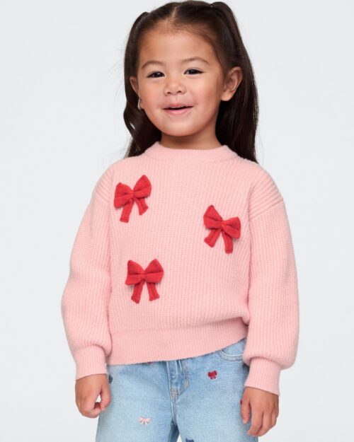 Baby sweterek z kokardkami CashSoft