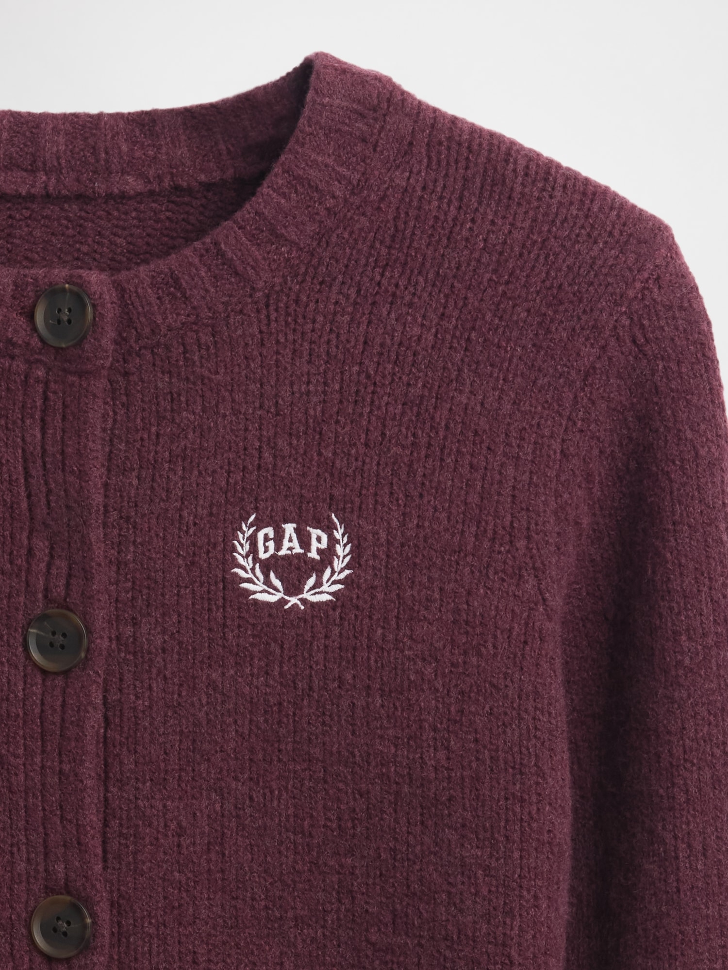 Kardigan dziecięcy CashSoft bordowy - obrazek 5