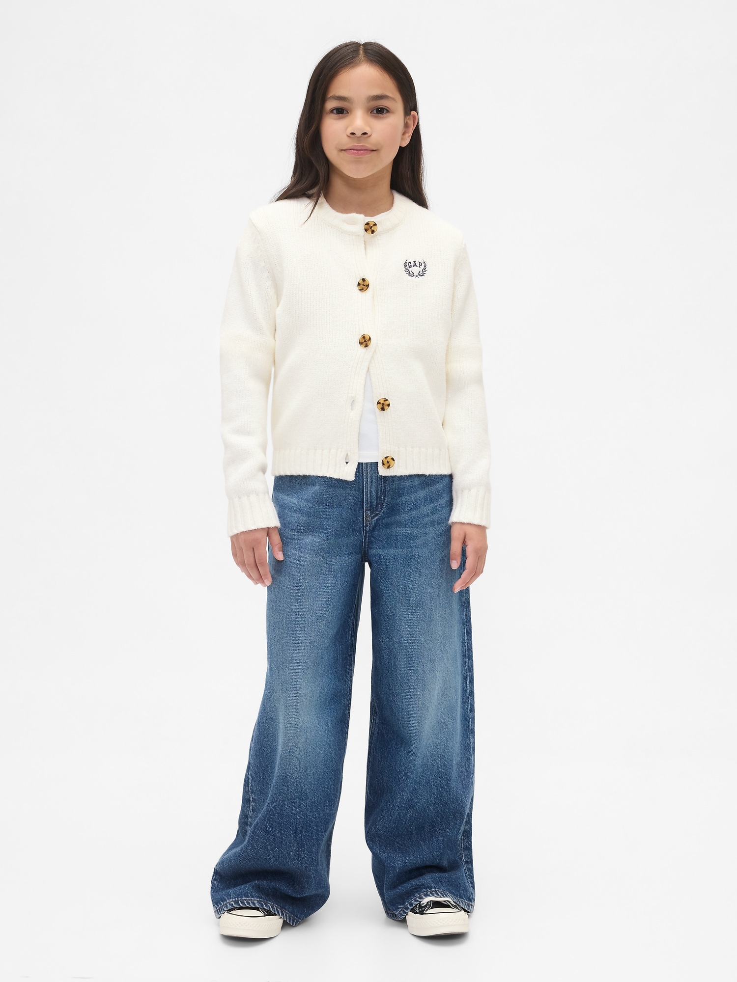 Kardigan dziecięcy CashSoft biały - obrazek 5