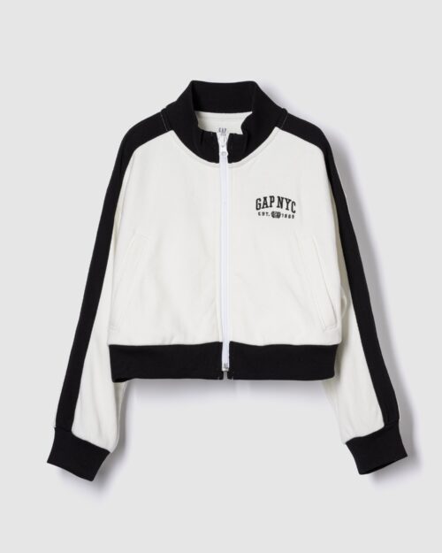 Bluza dresowa dziecięca VintageSoft biała