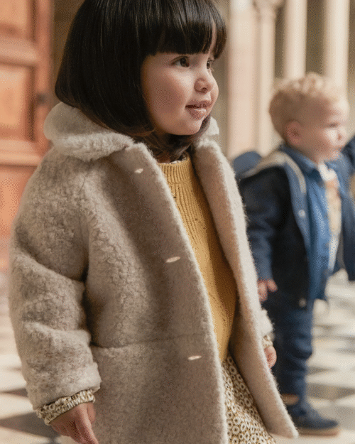 Płaszcz z marszczeniami dla niemowlęcia MAYORAL