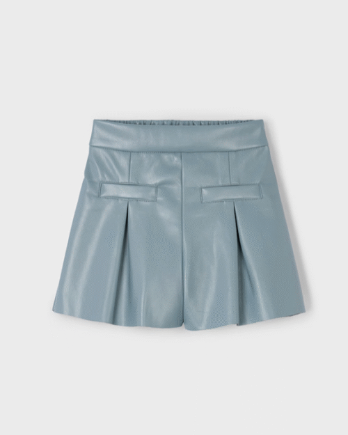 Krótkie spodnie z imitacji skóry dla dziewczynki MAYORAL