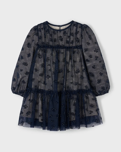 Mayoral sukienka dziecięca kolor granatowy