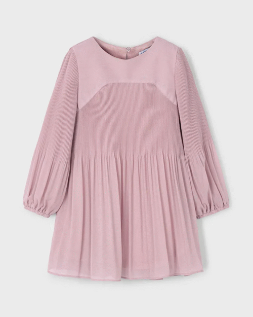 Mayoral sukienka kolor różowy mini rozkloszowana