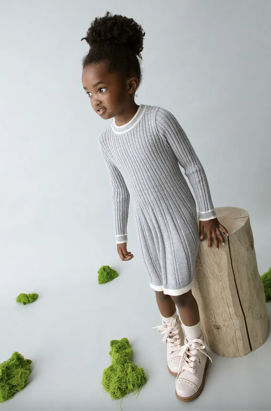 Mayoral sukienka dziecięca kolor szary mini rozkloszowana