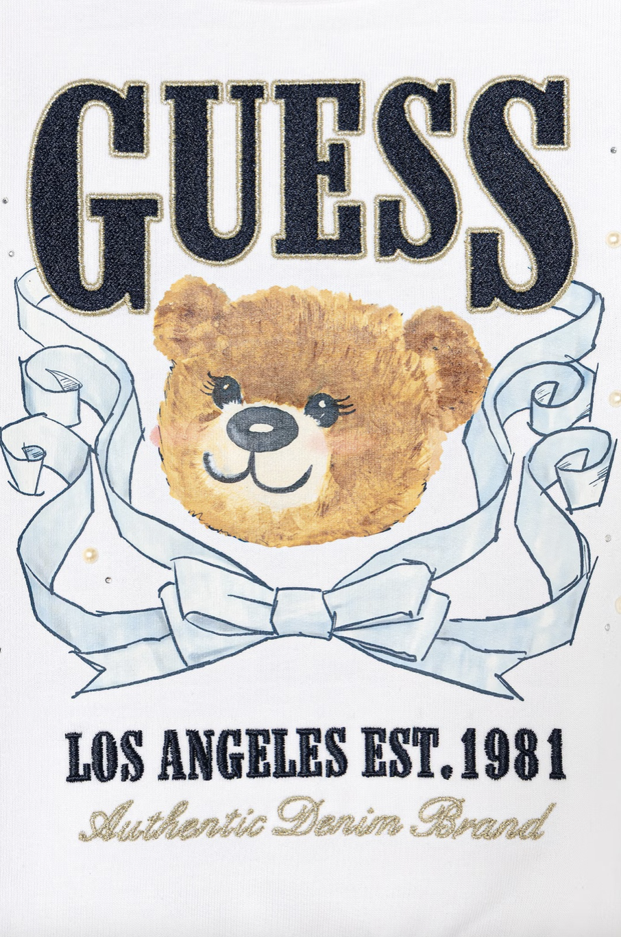 Guess bluza bawełniana dziecięca - obrazek 3