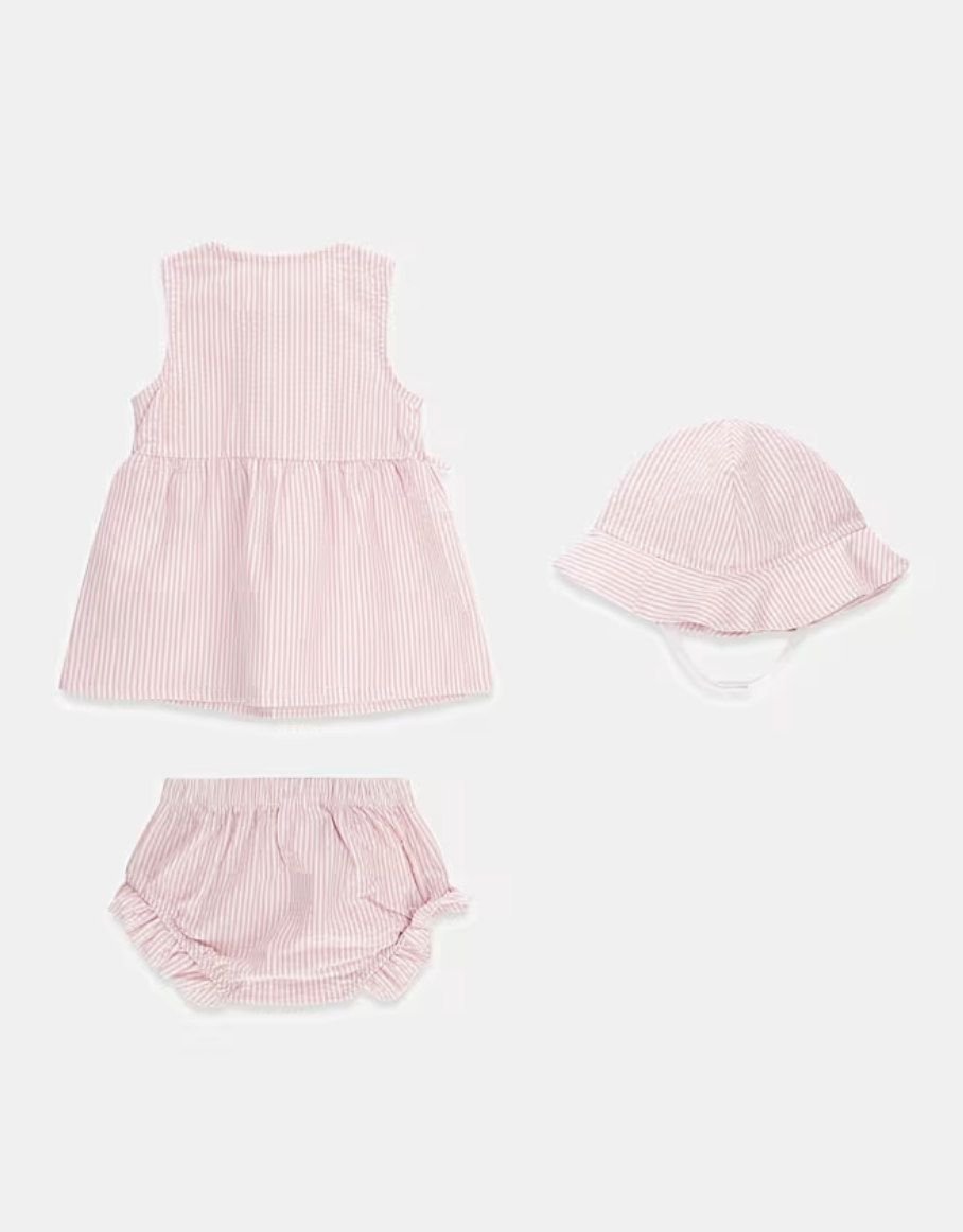 Komplet sukienka, kapelusz i majteczki - obrazek 2