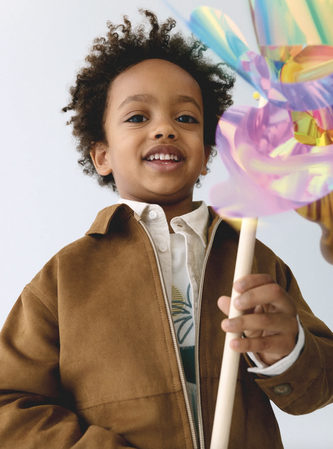 Kurtka zamszowa dla chłopca