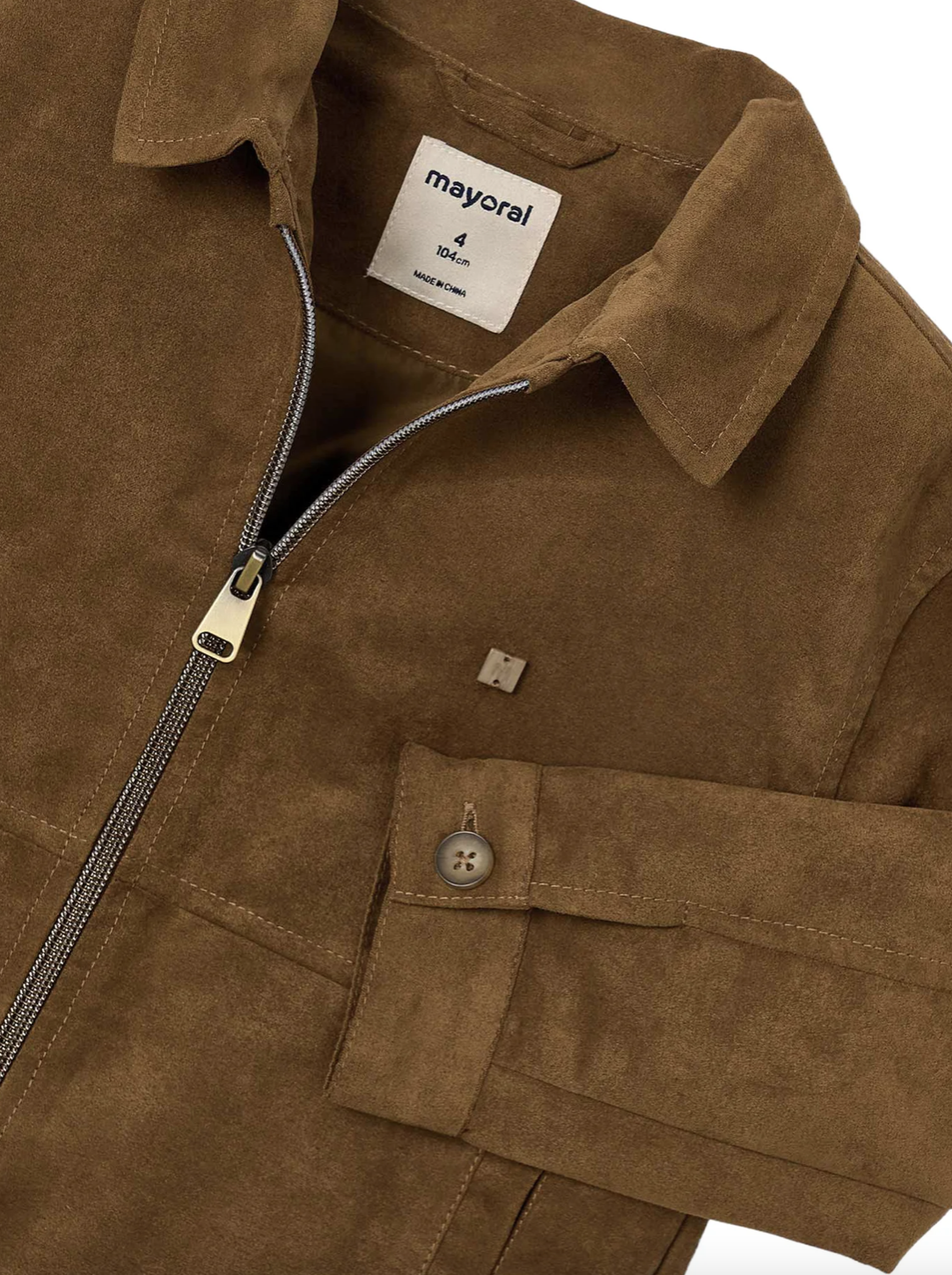 Kurtka zamszowa dla chłopca - obrazek 4