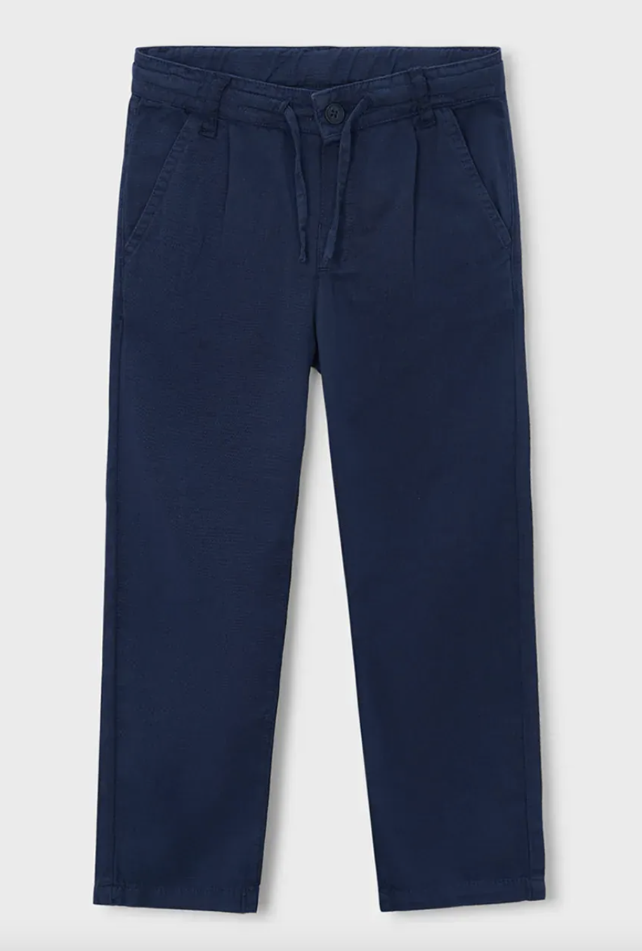 Mayoral spodnie dziecięce z dodatkiem lnu