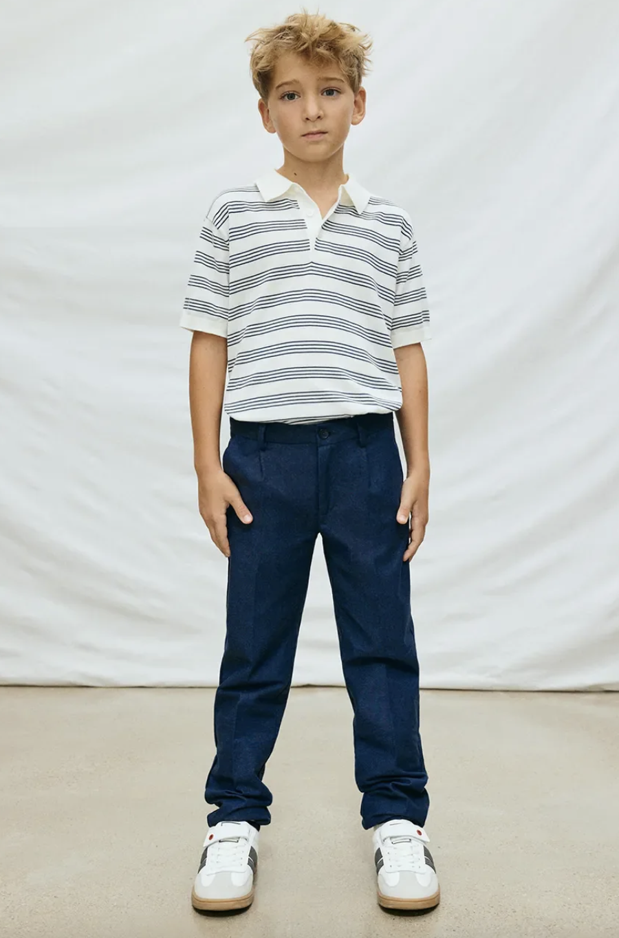 Mayoral spodnie z domieszką lnu dziecięce