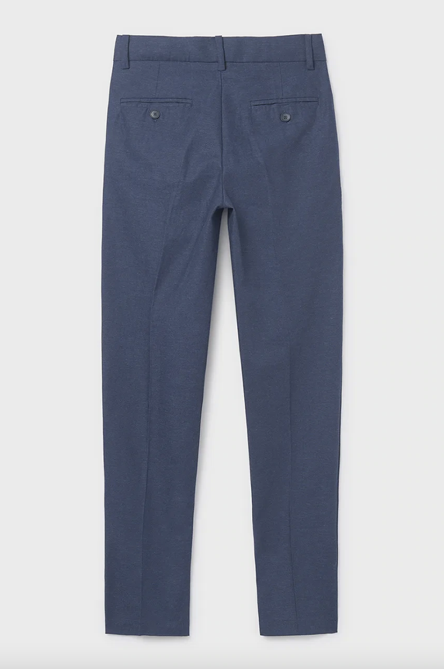 Mayoral spodnie z domieszką lnu dziecięce - obrazek 3