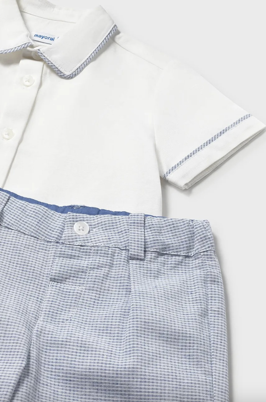 Mayoral komplet z domieszką lnu dziecięcy - obrazek 5