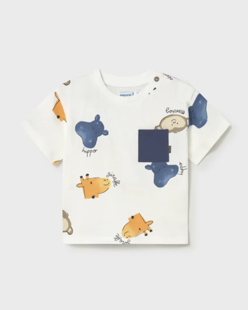 Mayoral t-shirt bawełniany dziecięcy