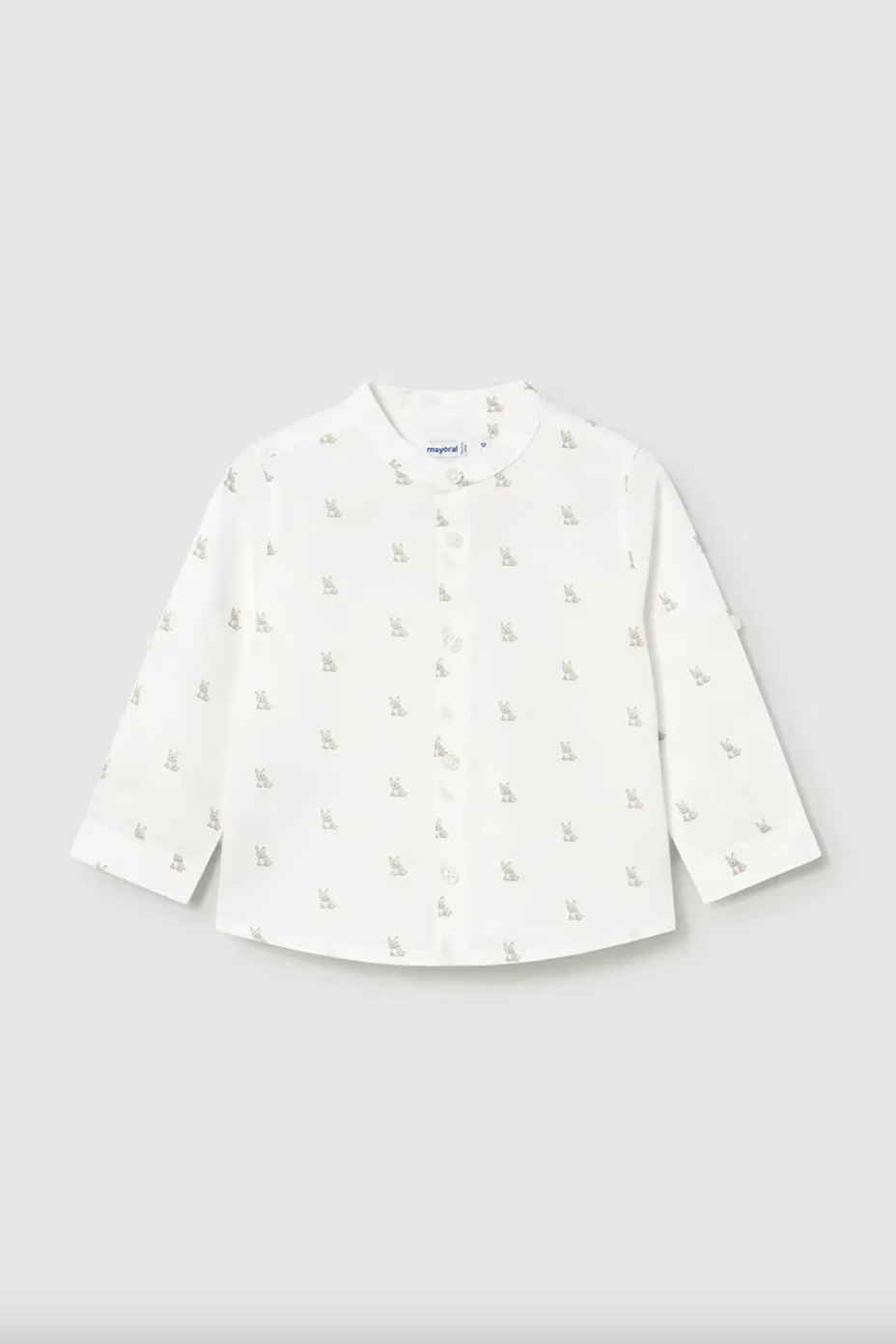 Mayoral koszula z dodatkiem lnu dziecięca - obrazek 4