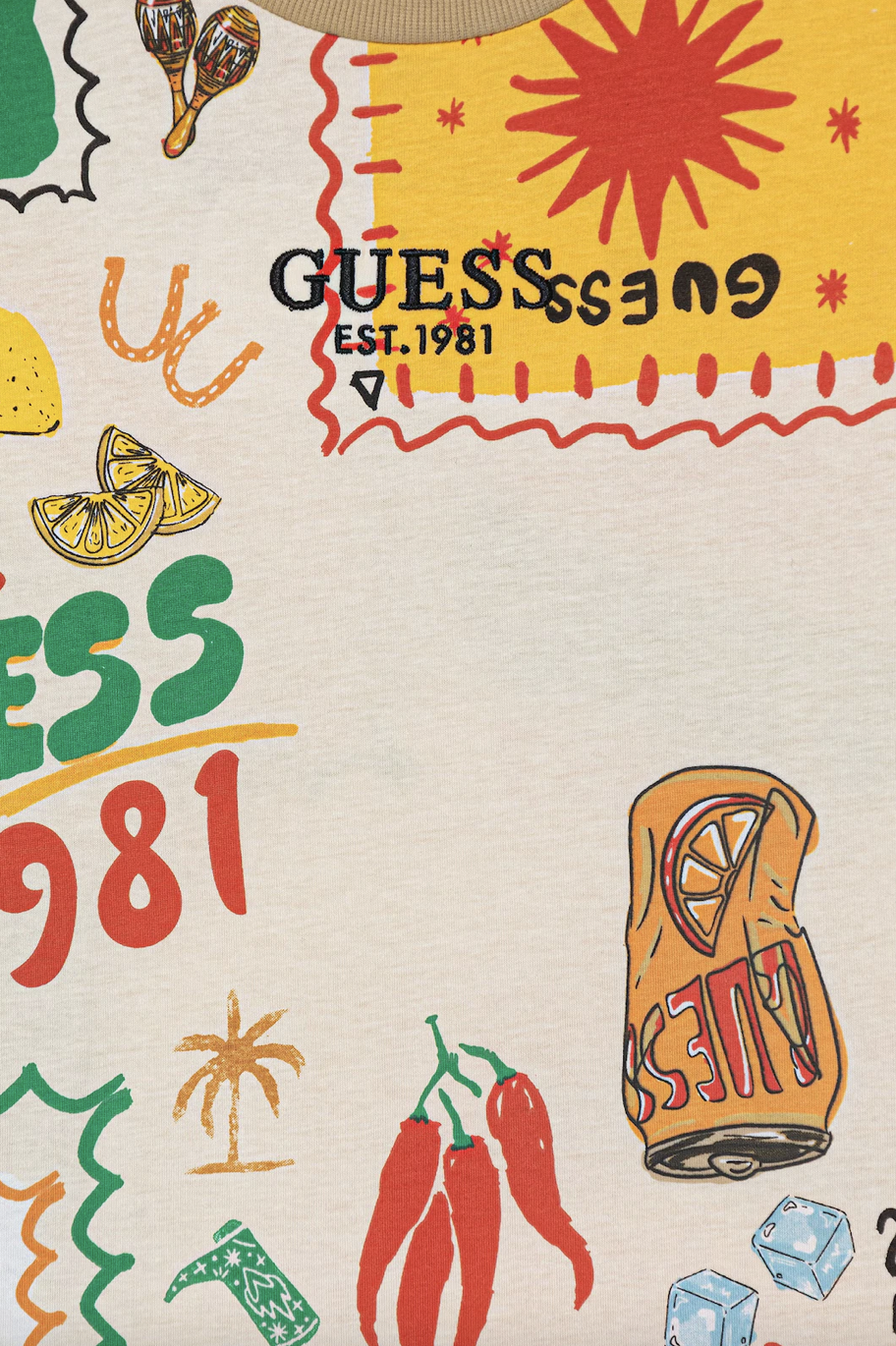 Guess t-shirt dziecięcy bawełniany - obrazek 3