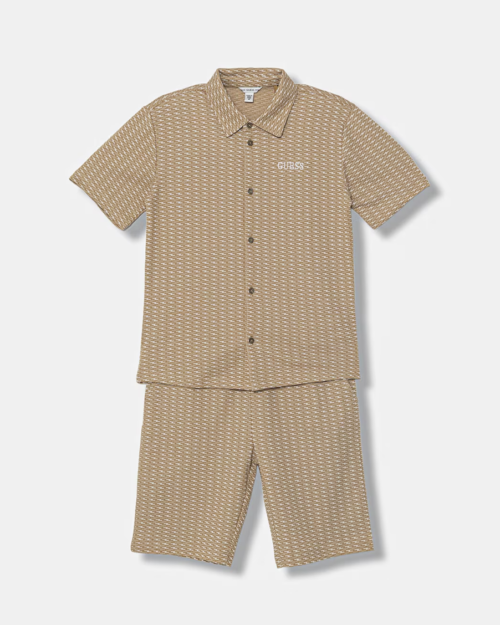 Guess komplet dziecięcy beżowy